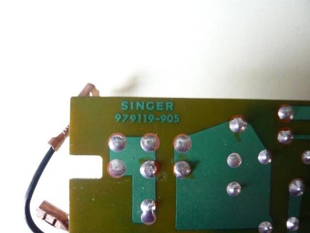 Steuerplatte kompl. f. Singer