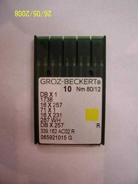 Naehmaschinen - Nadeln 1738 / DBx1 Rundkolben