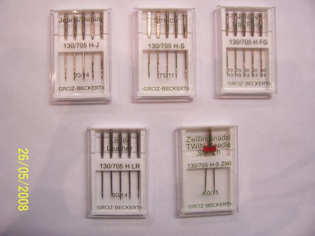 Naehmaschinen - Nadeln 130/705 H - Sortiment - Flachkolben